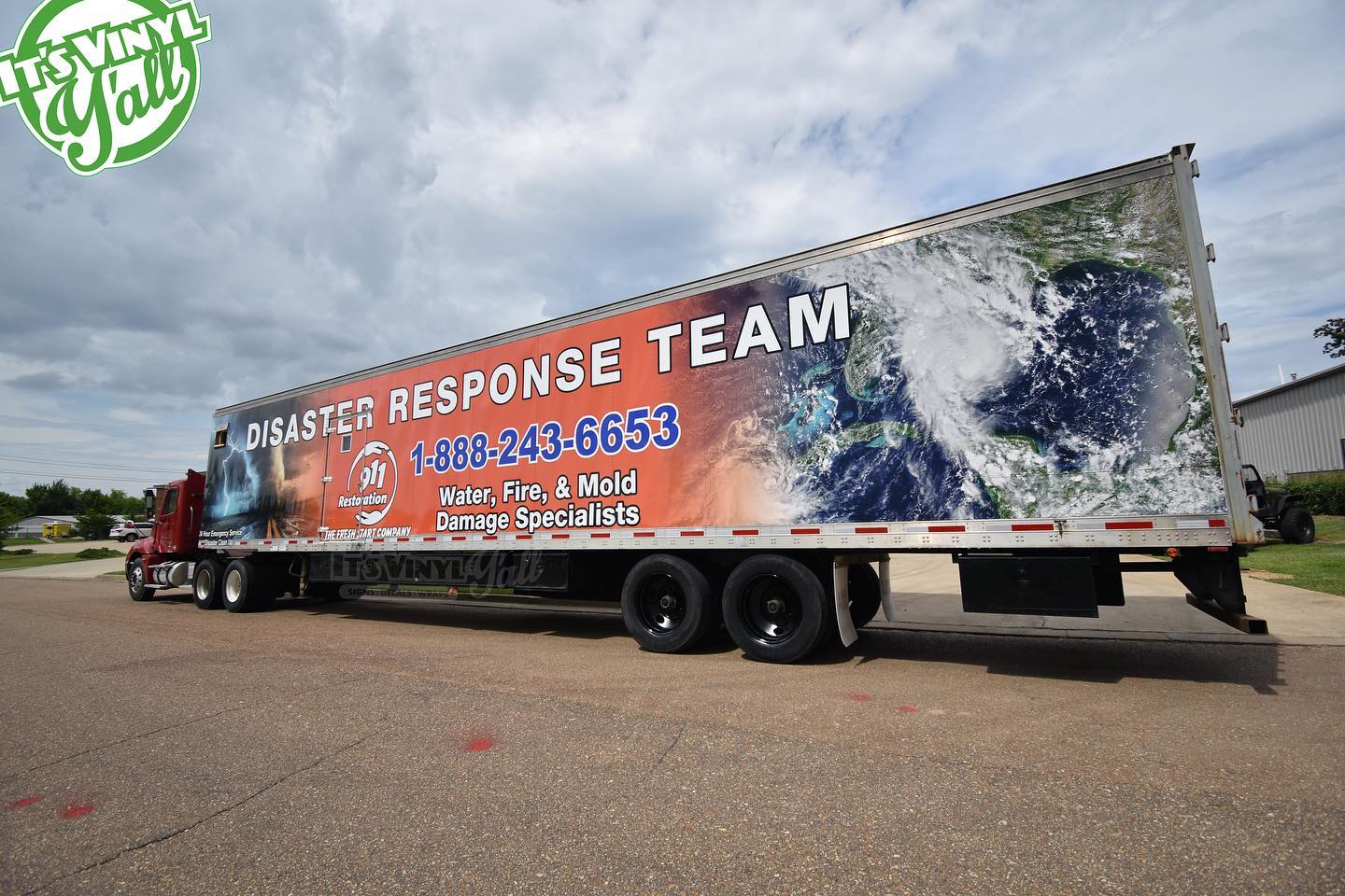 Semi Trailer Wrap in Gluckstadt, MS